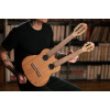 Ortega HYDRA Custom Built Series Double-Neck Tenor Ukulele - Ovangkol Natural + Bag
