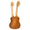 Ortega HYDRA Custom Built Series Double-Neck Tenor Ukulele - Ovangkol Natural + Bag