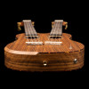 Ortega HYDRA Custom Built Series Double-Neck Tenor Ukulele - Ovangkol Natural + Bag