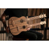 Ortega HYDRA-BSTE Custom Built Series Double-Neck UkeBass / Tenor Ukulele - Paldao Natural + Bag