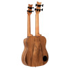 Ortega HYDRA-BSTE Custom Built Series Double-Neck UkeBass / Tenor Ukulele - Paldao Natural + Bag