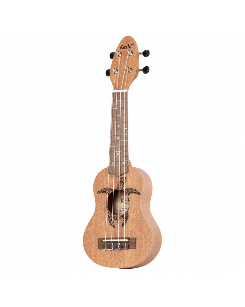 KEIKI K1 Series Sopranino Ukulele 4 String Lefty - Okoume Natural Mahogany