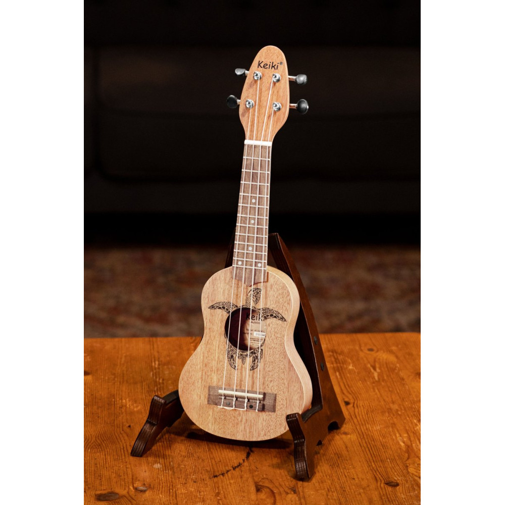 KEIKI K1 Series Sopranino Ukulele 4 String Lefty - Okoume Natural Mahogany