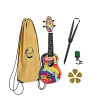 KEIKI K2 Series Soprano Ukulele Set - Agathis / Peace '68