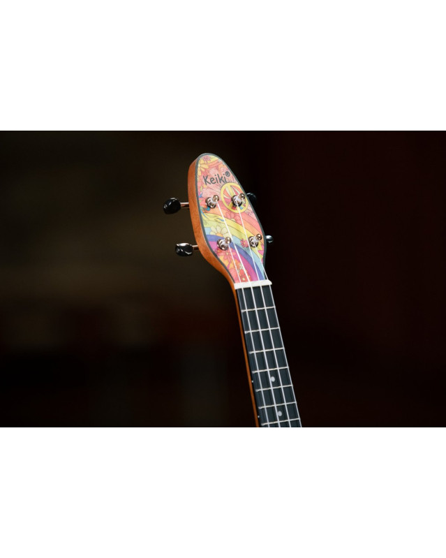 KEIKI K2 Series Soprano Ukulele Set - Agathis / Peace '68