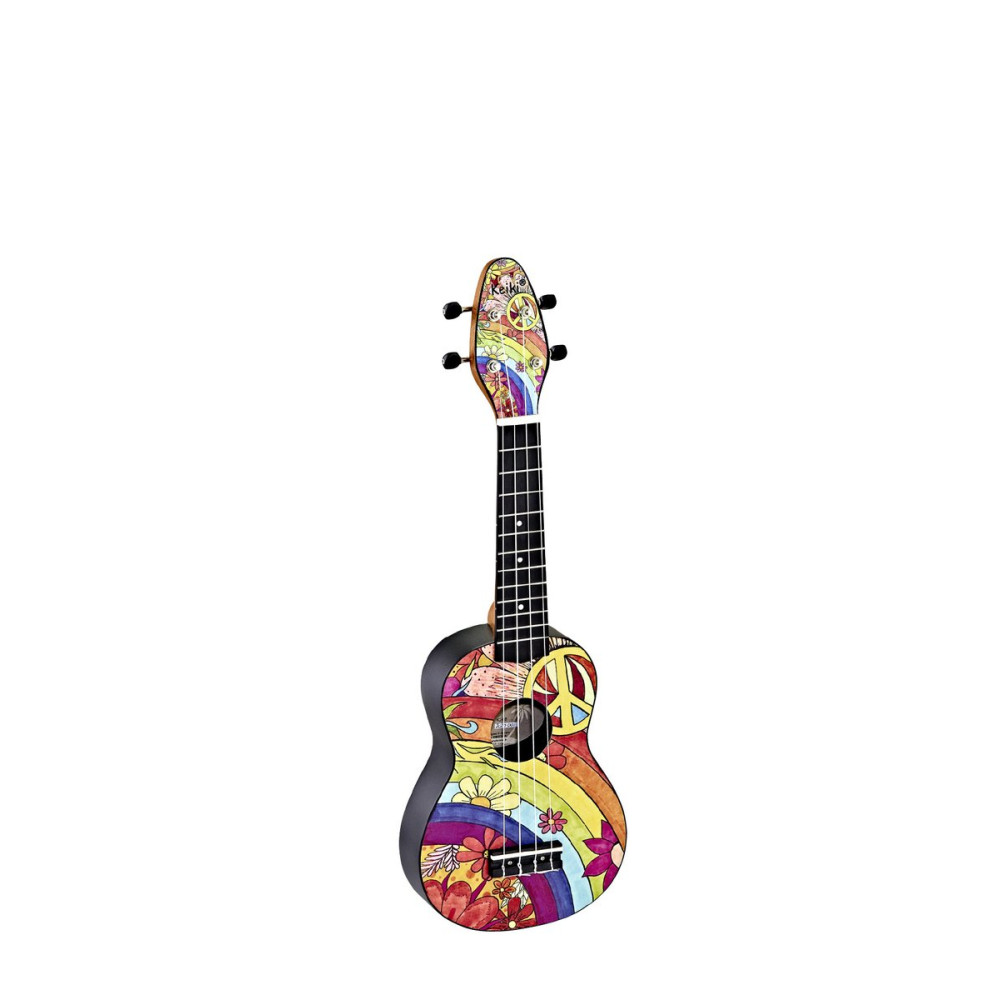 KEIKI K2 Series Soprano Ukulele Set - Agathis / Peace '68