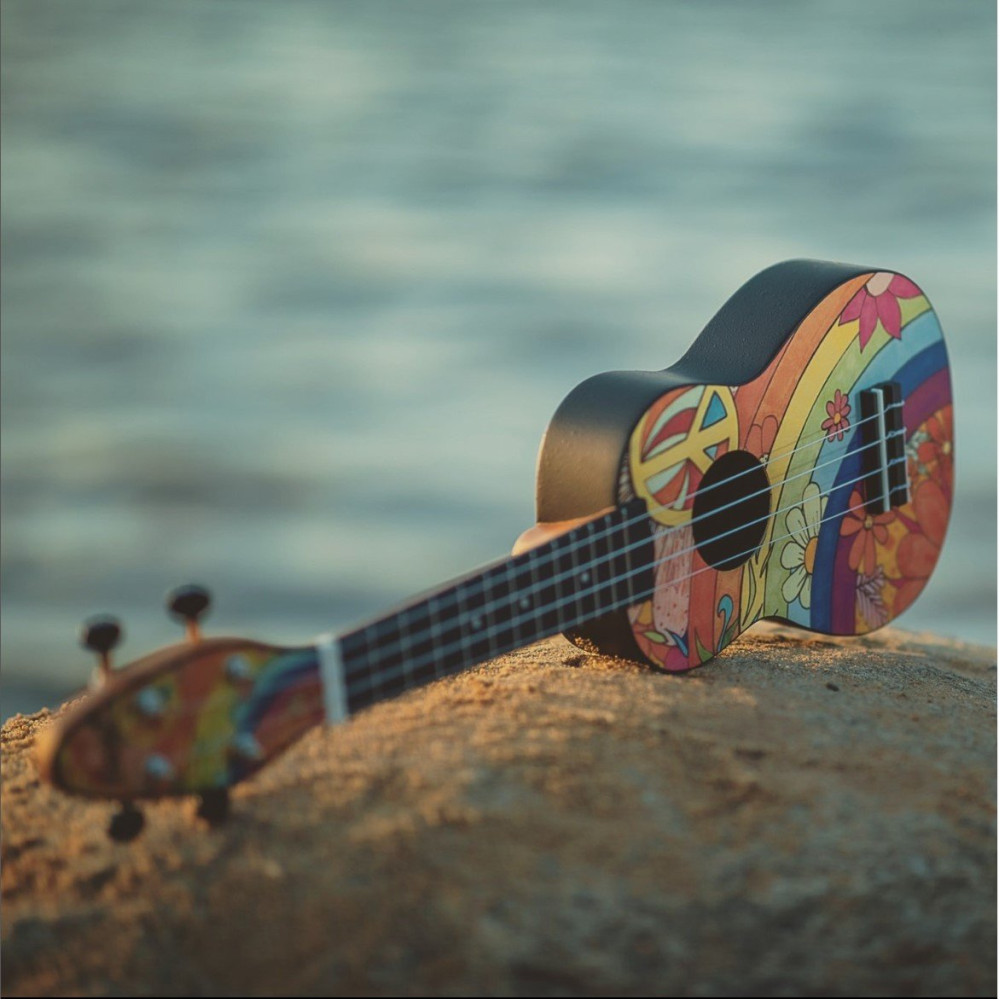 KEIKI K2 Series Soprano Ukulele Set - Agathis / Peace '68