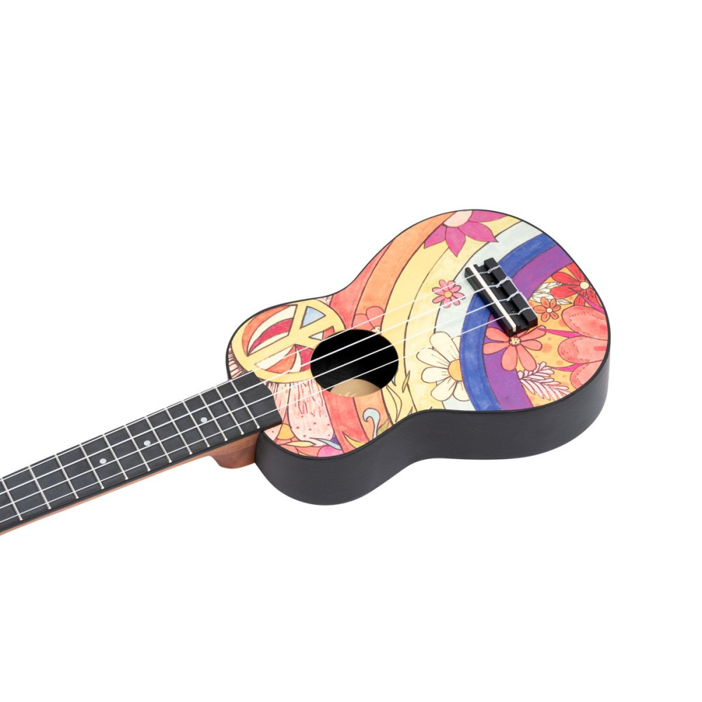 KEIKI K2 Series Soprano Ukulele Lefty Set - Agathis / Peace '68