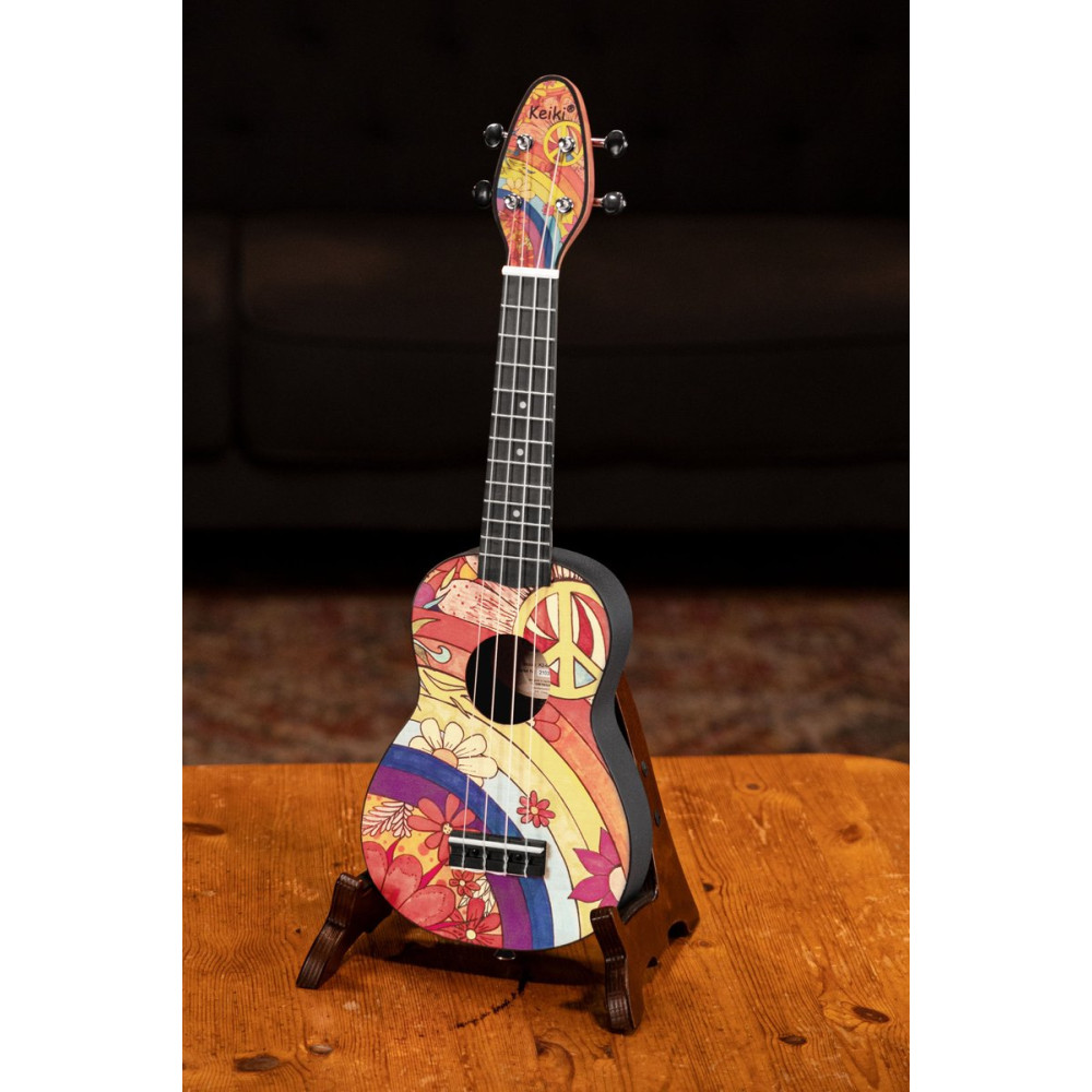 KEIKI K2 Series Soprano Ukulele Lefty Set - Agathis / Peace '68