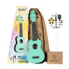 KEIKI K2 Series Soprano Ukulele Set - Agathis / ABS  Caribbean Mint