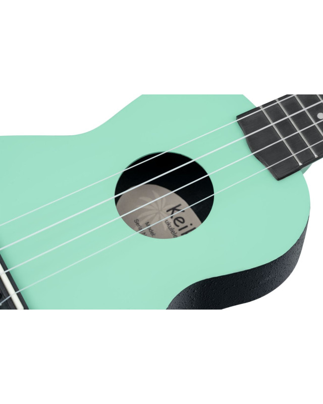KEIKI K2 Series Soprano Ukulele Set - Agathis / ABS  Caribbean Mint