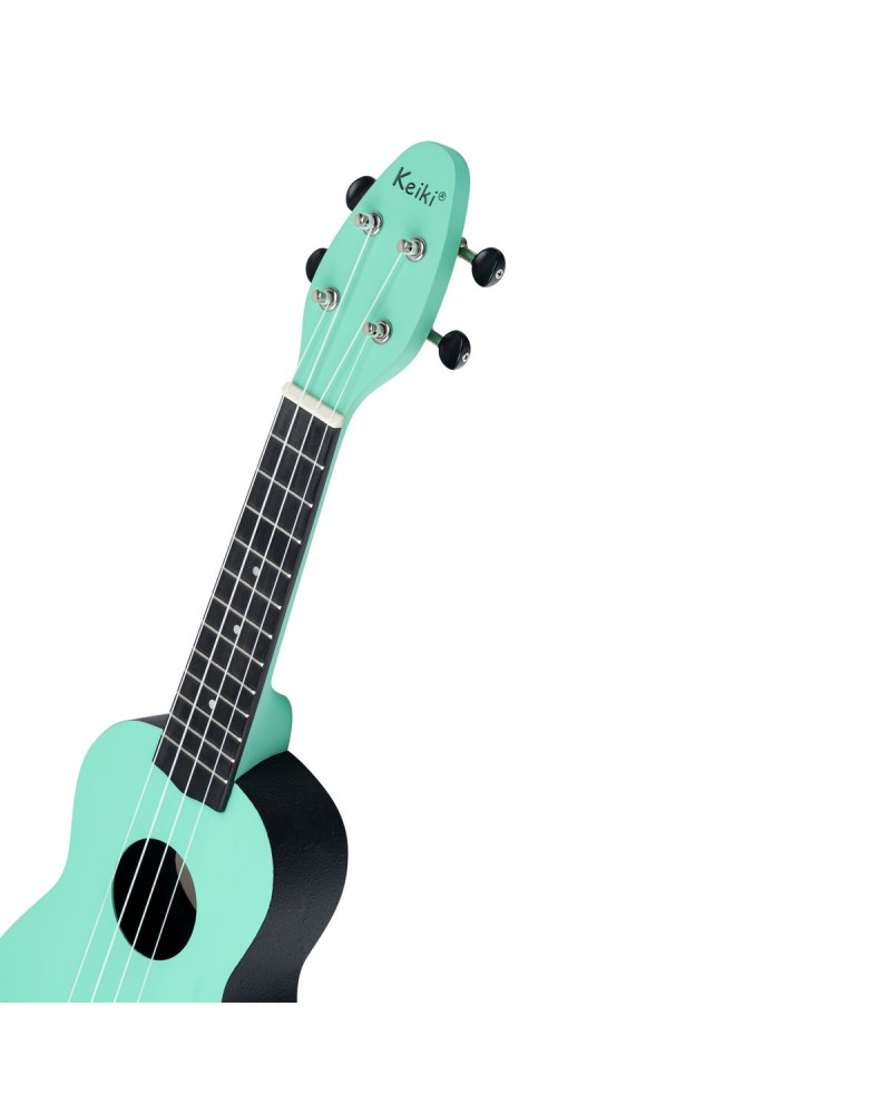 KEIKI K2 Series Soprano Ukulele Set - Agathis / ABS  Caribbean Mint