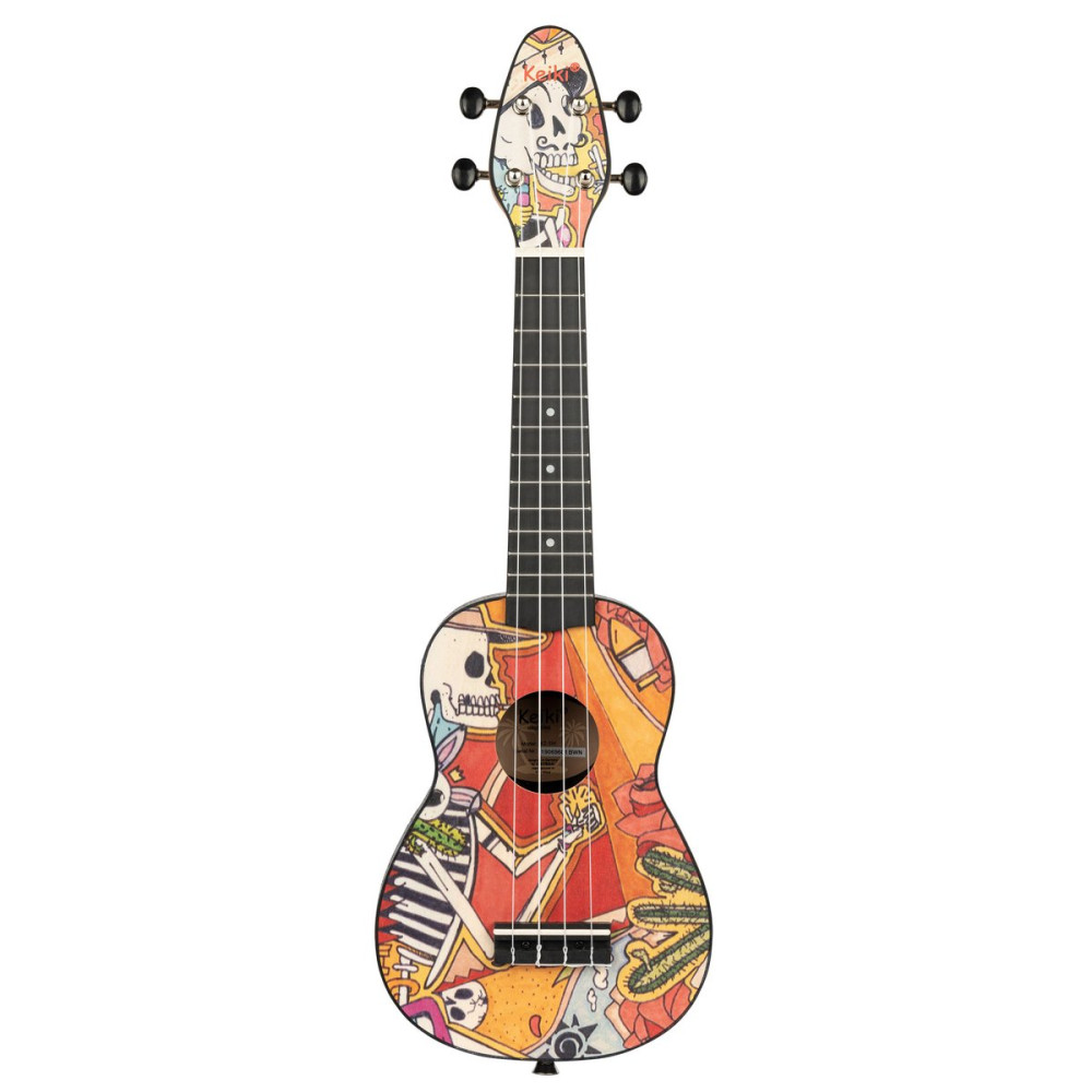 KEIKI K2 Series Soprano Ukulele Set - Agathis / El Muerto