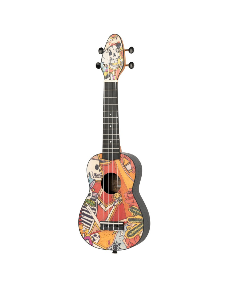 KEIKI K2 Series Soprano Ukulele Set - Agathis / El Muerto