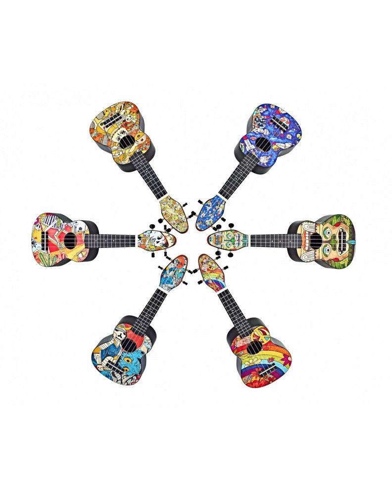 KEIKI K2 Series Soprano Ukulele Set - Agathis / El Muerto
