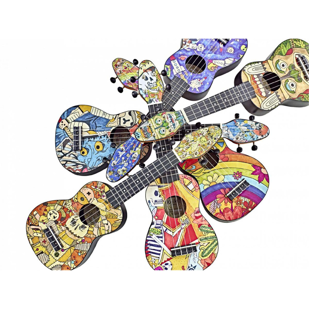 KEIKI K2 Series Soprano Ukulele Set - Agathis / El Muerto