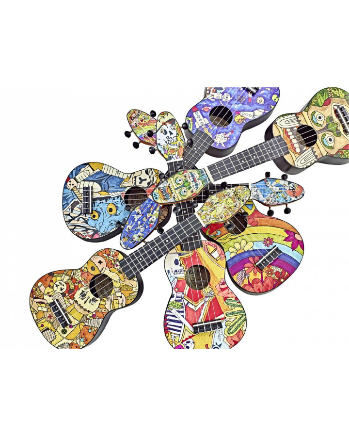 KEIKI K2 Series Soprano Ukulele Set - Agathis / El Muerto