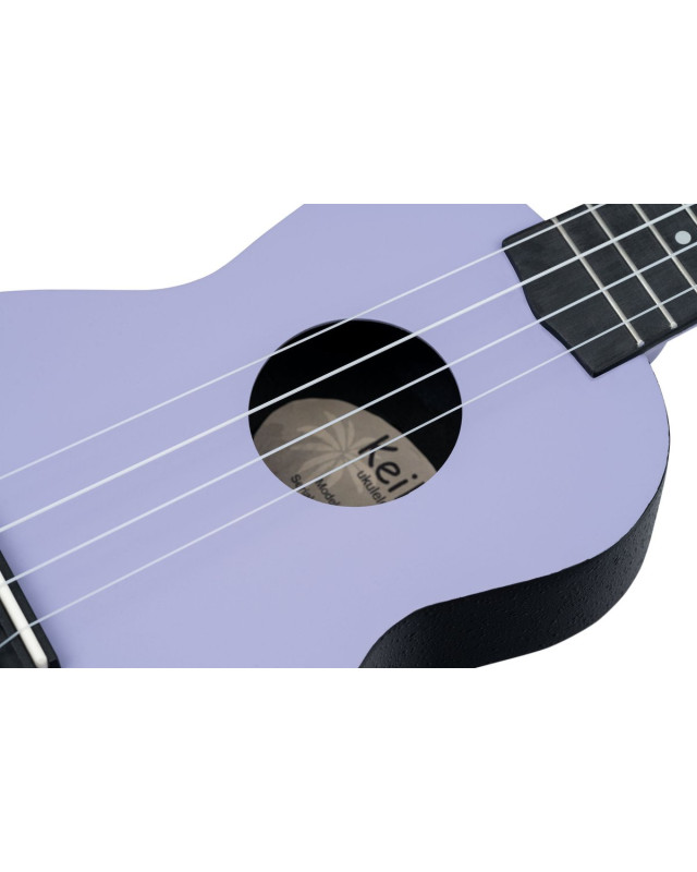 KEIKI K2 Series Soprano Ukulele Set - Agathis / ABS Lavender Field