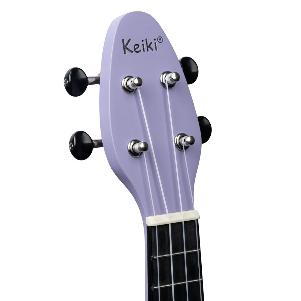 KEIKI K2 Series Soprano Ukulele Set - Agathis / ABS Lavender Field
