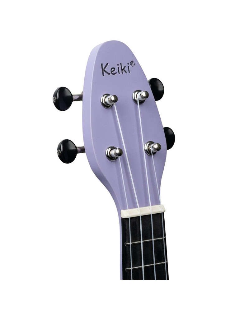 KEIKI K2 Series Soprano Ukulele Set - Agathis / ABS Lavender Field