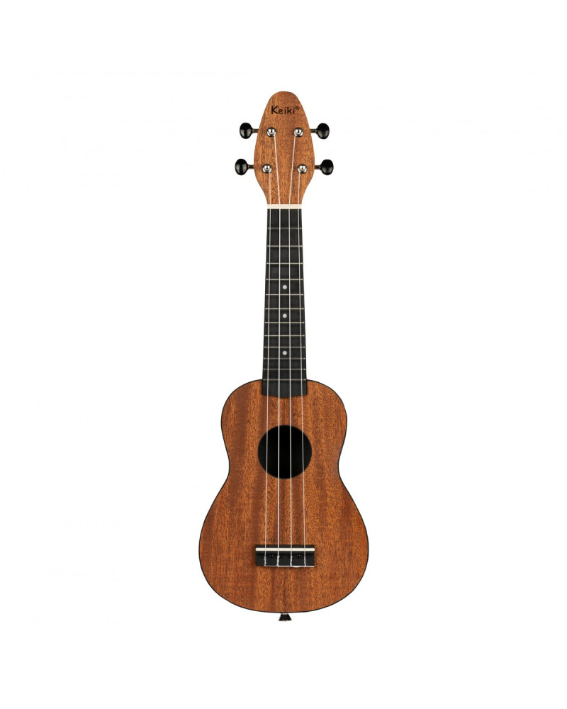 KEIKI K2 Series Soprano Ukulele Set - Agathis / Mahogany Natural