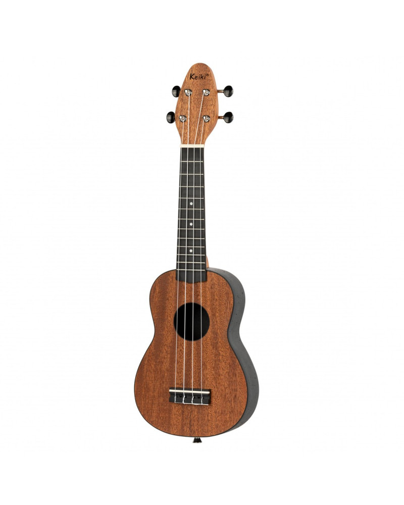 KEIKI K2 Series Soprano Ukulele Set - Agathis / Mahogany Natural