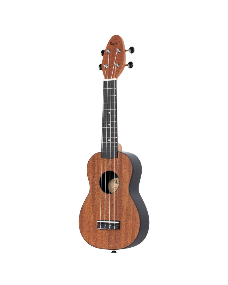 KEIKI K2 Series Soprano Ukulele Lefty Set - Agathis / Mahogany Natural
