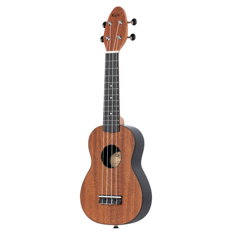 KEIKI K2 Series Soprano Ukulele Lefty Set - Agathis / Mahogany Natural