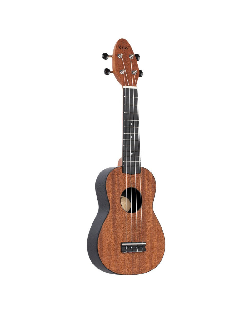 KEIKI K2 Series Soprano Ukulele Lefty Set - Agathis / Mahogany Natural