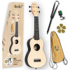 KEIKI K2 Series Soprano Ukulele Set - Maple Natural / ABS