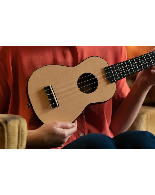 KEIKI K2 Series Soprano Ukulele Set - Maple Natural / ABS