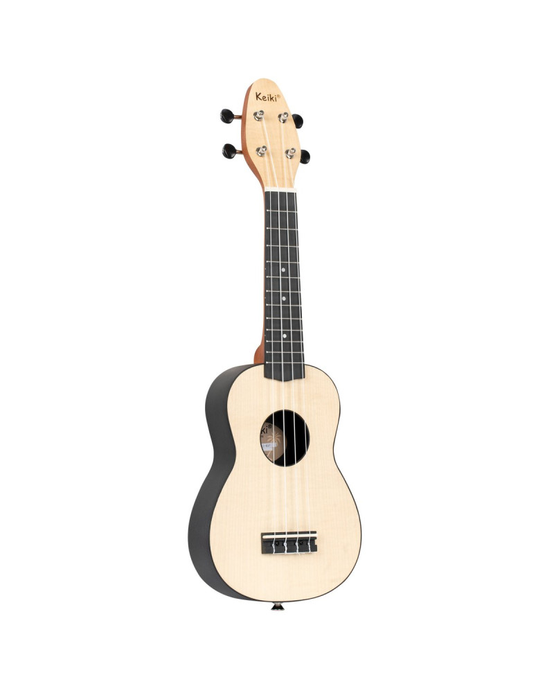 KEIKI K2 Series Soprano Ukulele Set - Maple Natural / ABS