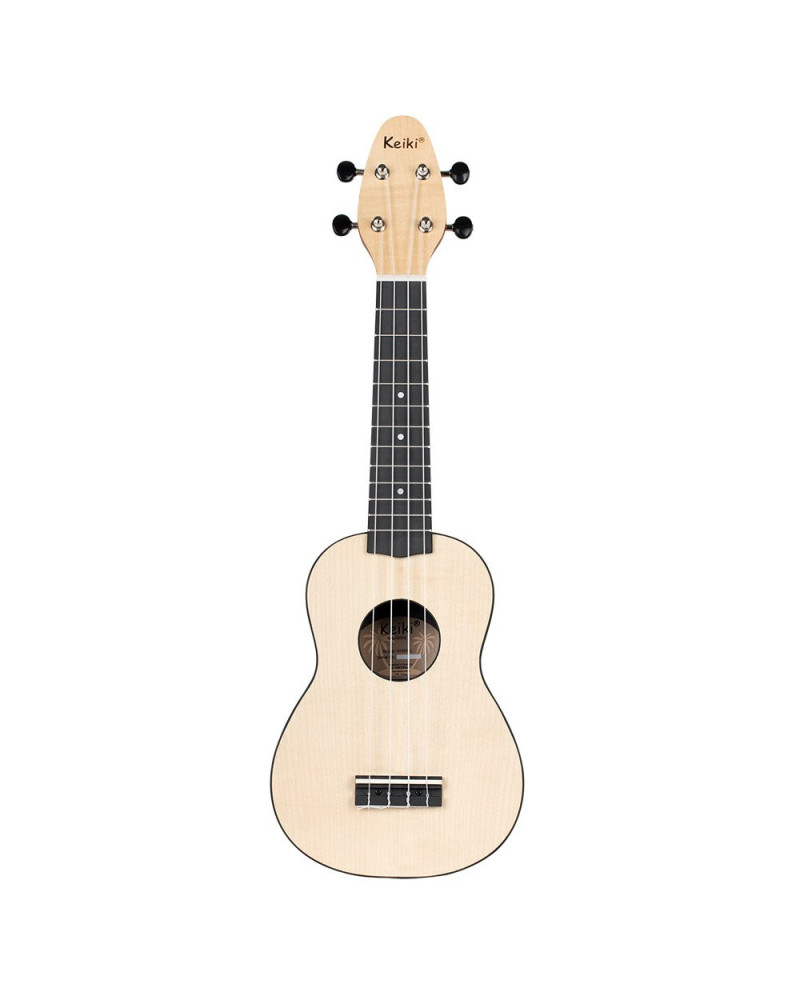 KEIKI K2 Series Soprano Ukulele Lefty Set - Maple Natural / ABS