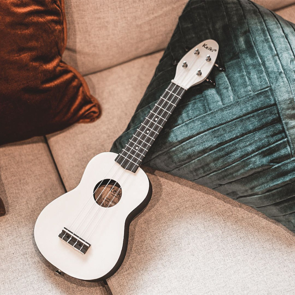 KEIKI K2 Series Soprano Ukulele Set - Agathis / ABS Silent Clouds