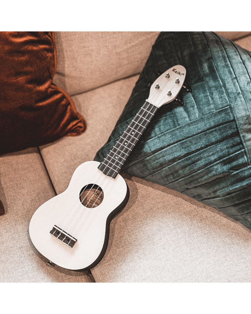 KEIKI K2 Series Soprano Ukulele Set - Agathis / ABS Silent Clouds