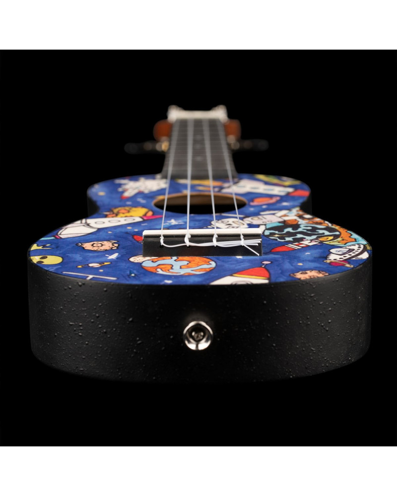 KEIKI K2 Series Soprano Ukulele Set - Agathis / ABS Spaceman