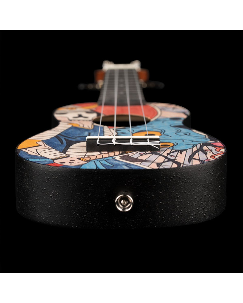 KEIKI K2 Series Soprano Ukulele Set - Agathis / ABS Samurai