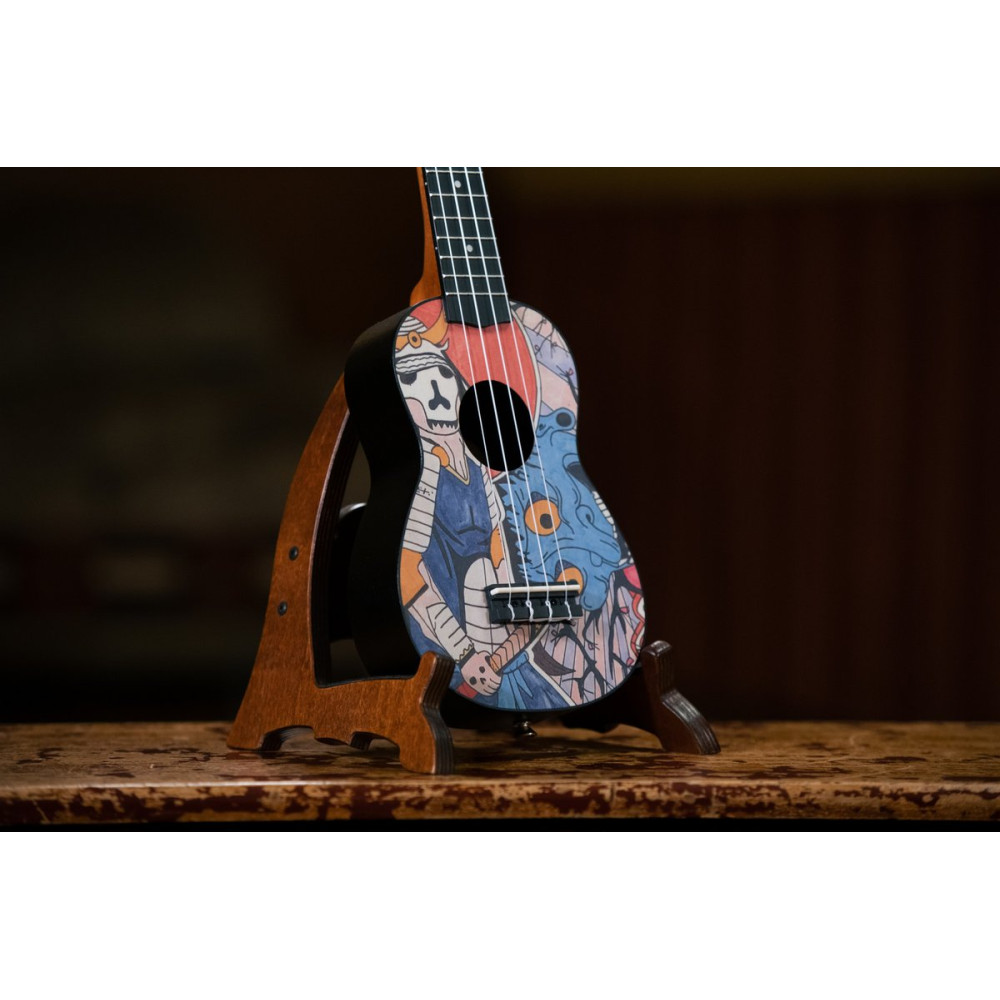 KEIKI K2 Series Soprano Ukulele Set - Agathis / ABS Samurai