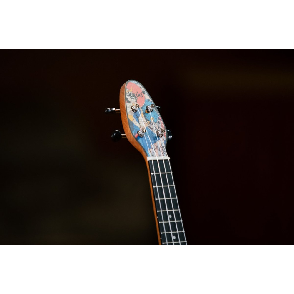 KEIKI K2 Series Soprano Ukulele Set - Agathis / ABS Samurai