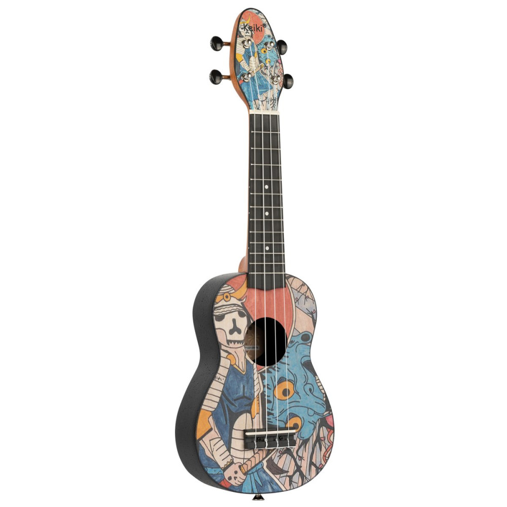 KEIKI K2 Series Soprano Ukulele Set - Agathis / ABS Samurai