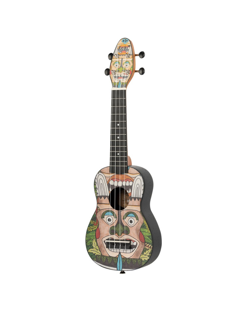 KEIKI K2 Series Soprano Ukulele Set - Agathis / ABS Totem