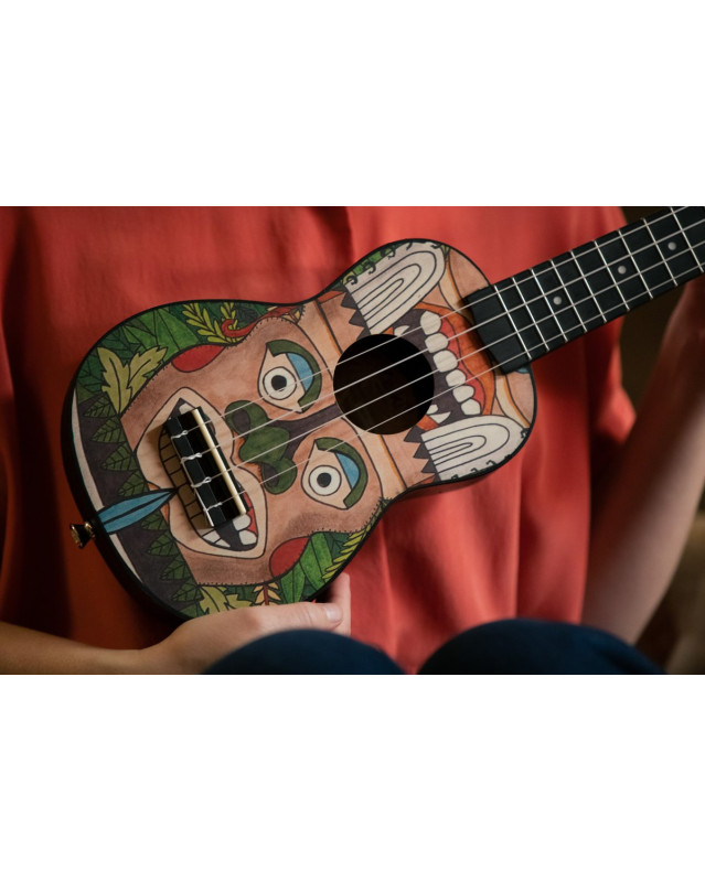 KEIKI K2 Series Soprano Ukulele Set - Agathis / ABS Totem