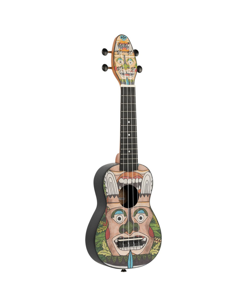 KEIKI K2 Series Soprano Ukulele Set - Agathis / ABS Totem