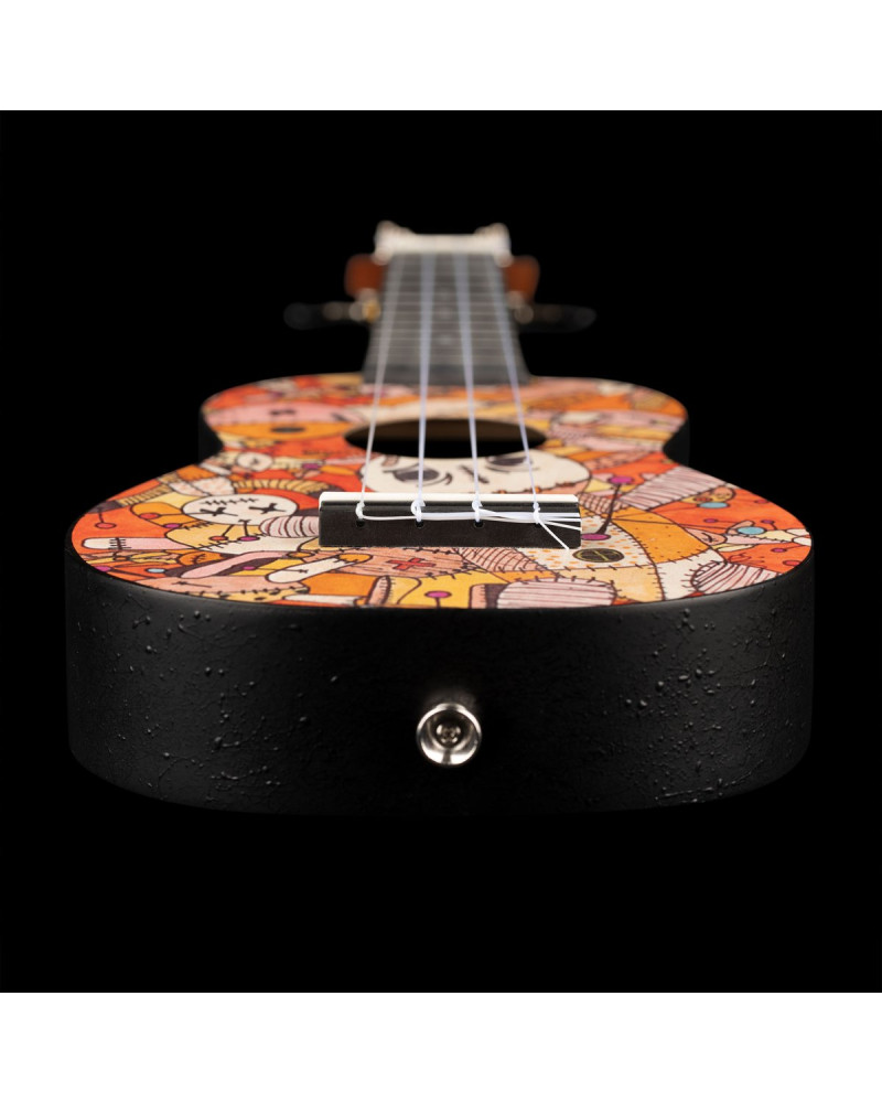 KEIKI K2 Series Soprano Ukulele Set - Agathis / ABS Voodoo Puppet