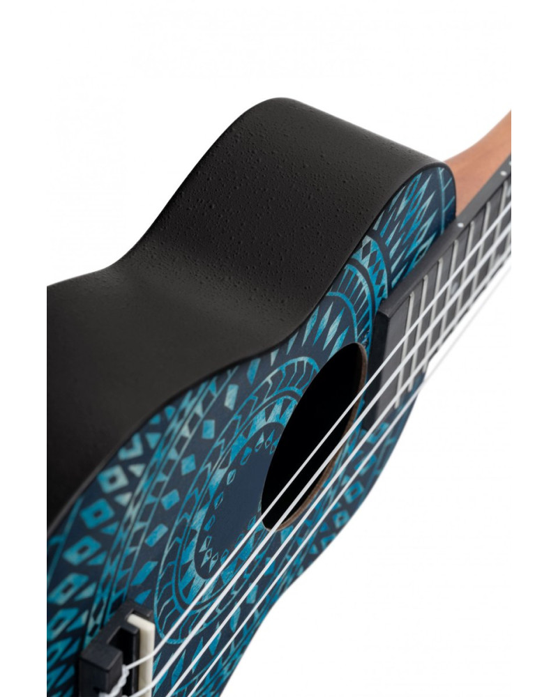 KEIKI K2 Series Superscale Soprano Ukulele Set - Agathis / Blue Kaleidoscope