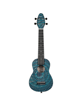 KEIKI K2 Series Superscale Soprano Ukulele Set - Agathis / Blue Kaleidoscope