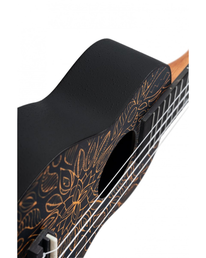 KEIKI K2 Series Superscale Soprano Ukulele Set - Agathis / Orange Kaleidoscope