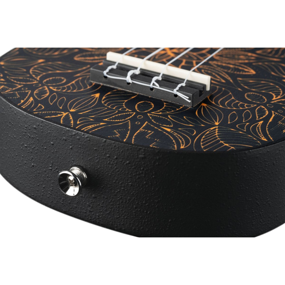 KEIKI K2 Series Superscale Soprano Ukulele Set - Agathis / Orange Kaleidoscope