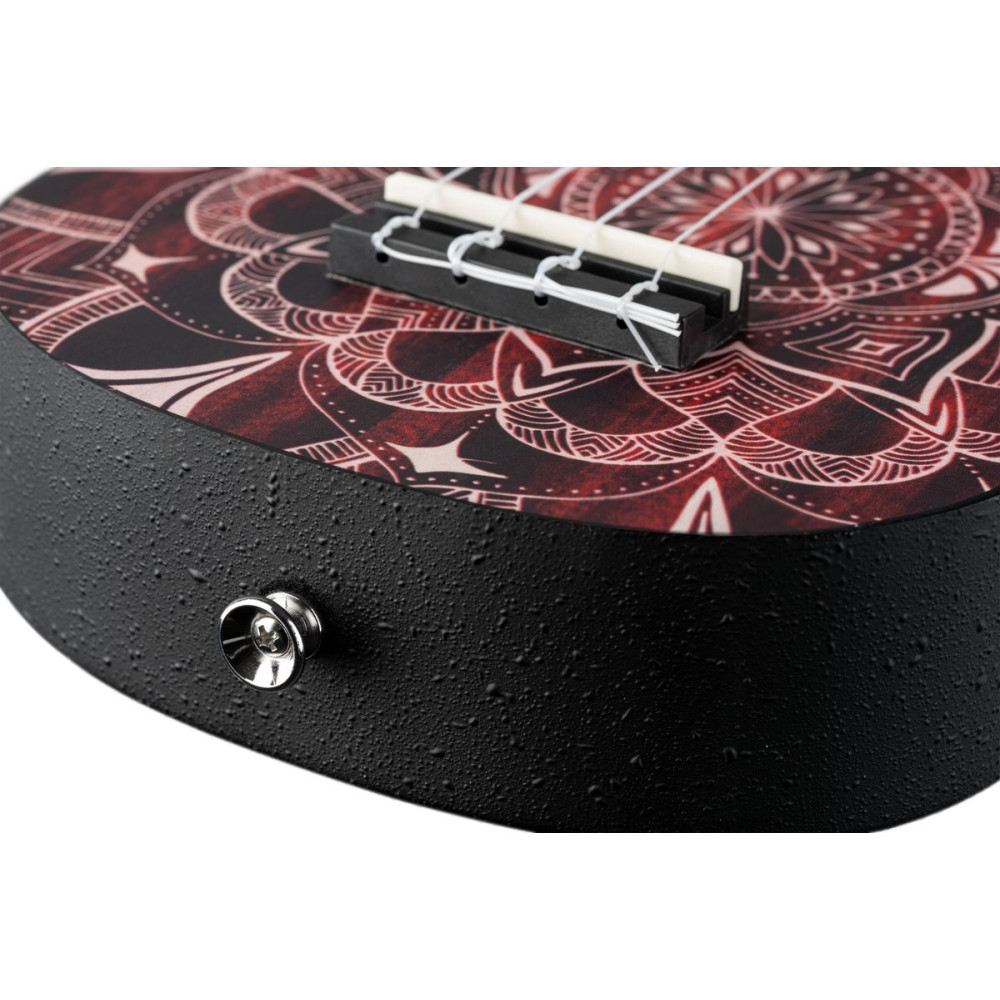 KEIKI K2 Series Superscale Soprano Ukulele Set - Agathis / Red Kaleidoscope