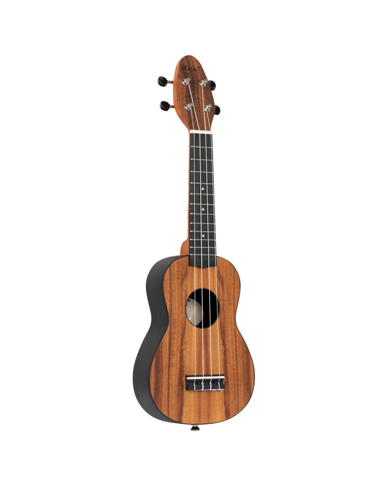 KEIKI K3 Series Soprano Ukulele Set - Acacia Natural / ABS